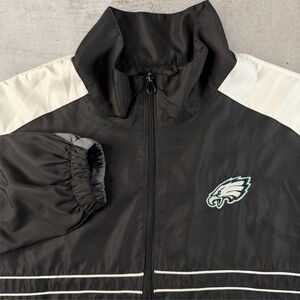 Vintage Philadelphia Eagles Full Zip Jacket Men’s XL Reebok Windbreaker NFL Y2K